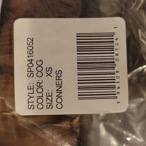 NWT O'Neill Off the Shoulder Tie Waist Dress Cognac Floral Print XS - Picture 4 of 6